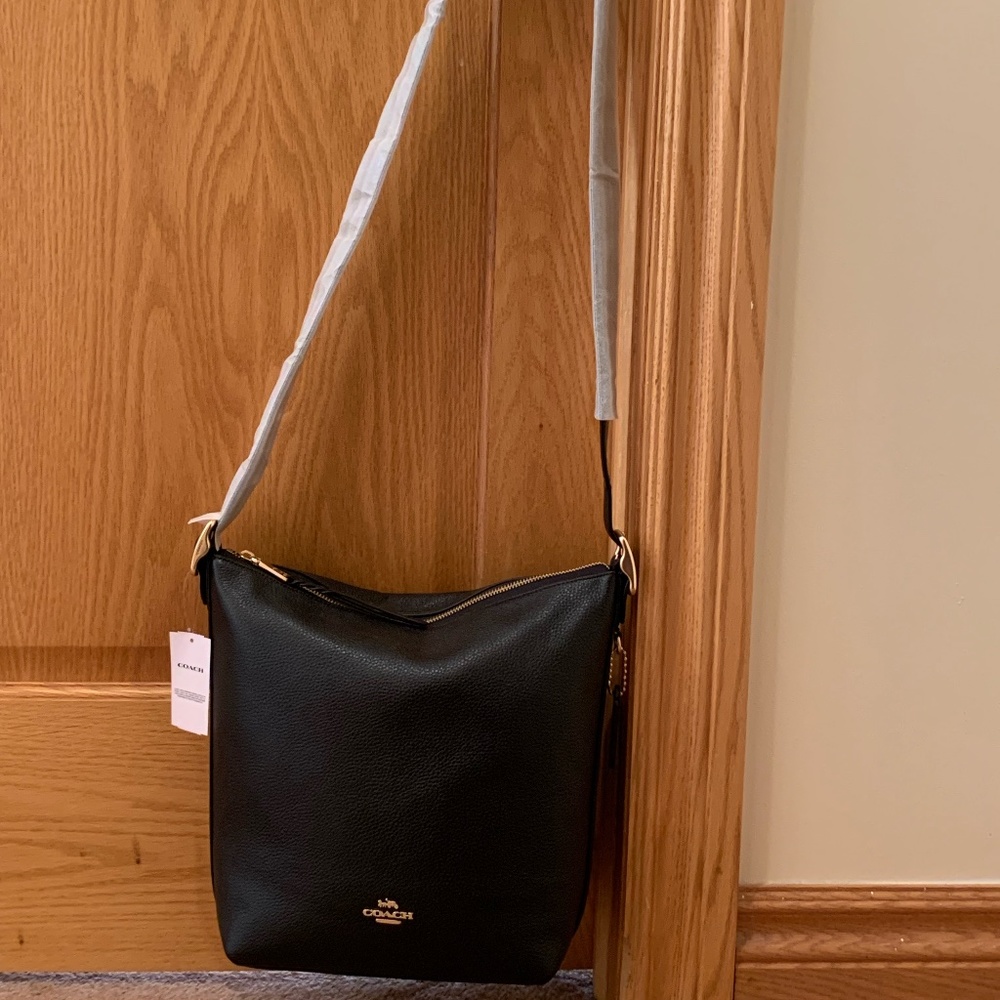 Coach Duffle/crossbody  Black bag